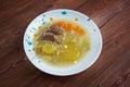Zuppa con carne di manzo Royalty Free Stock Photo