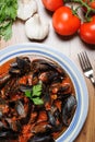 Zuppa di cozze - Impepata di Cozze - mussel soup