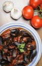 Zuppa di cozze - Impepata di Cozze - mussel soup