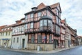 Zur Borse half-timbered building at Steinweg 23 in Quedlinburg, Germany Royalty Free Stock Photo