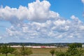 Swiss airlines grounding the airplanes on the military airfield Duebrndorf