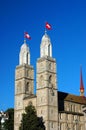 Zurich Charles Tower Royalty Free Stock Photo