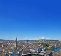 Zurich City Skyline Royalty Free Stock Photo