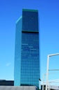 11-08-2023 Zurich city Switzerland. Prime Tower modern glass high-rise office building.