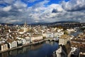 Zurich cityscape Royalty Free Stock Photo