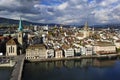 Zurich cityscape Royalty Free Stock Photo