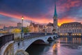 Zurich. Royalty Free Stock Photo