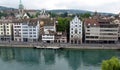Zurich, the financial center of Europe. Royalty Free Stock Photo