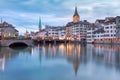 Zurich, the largest city in Switzerland Royalty Free Stock Photo