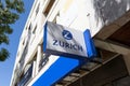 Zurich logo sign. Zurich Foreign Residents Protection offers you an insurance Royalty Free Stock Photo