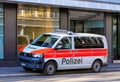 Zurich Municipal Police van on Tahlstrasse street