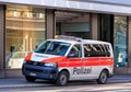 Zurich Municipal Police van on Tahlstrasse street