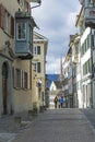 Zurich old town street Royalty Free Stock Photo