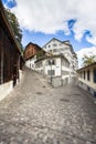 Zurich old town street Royalty Free Stock Photo