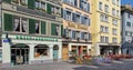 Zurich old town street Royalty Free Stock Photo