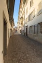 Zurich old town street Royalty Free Stock Photo