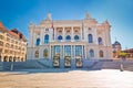 Zurich opera house and Sechselautenplatz town square view Royalty Free Stock Photo