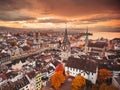 Zurich, Switzerland on an Autumn Morning Royalty Free Stock Photo