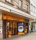 Stores on Bahnhofstrasse in Zurich decorated for Christmas