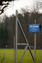 FiFA Street signpost at the organization headquarters in Zurich in vertical view.