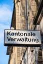 Kantonale Verwaltung - swiss cantonal administration in Zurich