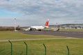 Philippines Boeing 777-3F6-ER and a Bombardier Learjet 45 in Zurich in Switzerland