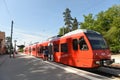 Zurich, Switzerland - June 03, 2017: A train on the station on M Royalty Free Stock Photo