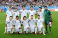 The Italian national team before the match Royalty Free Stock Photo