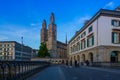 ZURICH, SWITZERLAND - MAY 22 : Historic Zurich city center with