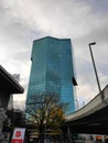 Zurich Switzerland Prime tower cityscape seen from the street