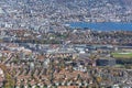 Zurich - view from Mount Uetliberg in autumn Royalty Free Stock Photo