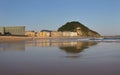 Zurriola Beach, Donostia, Gipuzkoa Royalty Free Stock Photo