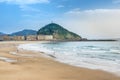 Zurriola beach in San Sebastian