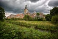 Zutphen through the green Royalty Free Stock Photo