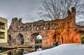 Zutphen water gate in winter Royalty Free Stock Photo