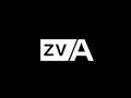 ZVA Logo and Graphics design vector art, Icons isolated on black background Royalty Free Stock Photo