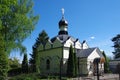 ZVENIGOROD, RUSSIA - May, 2017: Church of the Epiphany on Gorodok in spring day
