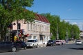ZVENIGOROD, RUSSIA - May, 2017: Street view in city Zvenigorod