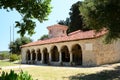 Zvernec Monastery. Narta lagoon. Vlore. Albania Royalty Free Stock Photo