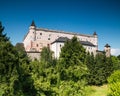 Zvolen, Slovakia. 06 AUGUST 2015. Zvolen castle Zvolensky zamok.