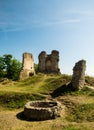 ZvÃÂ­Ãâ¢etice - Renaissance chateau and castle ruin Royalty Free Stock Photo