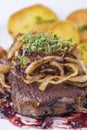 Zwiebelrostbraten Royalty Free Stock Photo