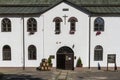 Zwierzyniec Poland, the old Brewery building. Brick, manufacture Royalty Free Stock Photo