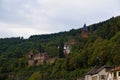 Zwingenberg castle in the Odenwald forest above the town