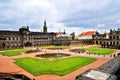 Zwinger galley - museum in Dresden Royalty Free Stock Photo