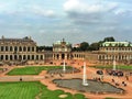 Zwinger Palace in Dresden Royalty Free Stock Photo