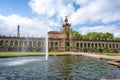 Zwinger Palace Fountain and Crown Gate (Kronentor) - Dresden, Saxony, Germany