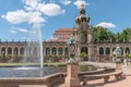 The Zwinger, a palatial complex in the baroque style in Dresden, Germany, a popular landmark and unique masterpiece