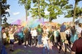 Holi color festival in Zwolen