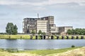 Power plant and harbour